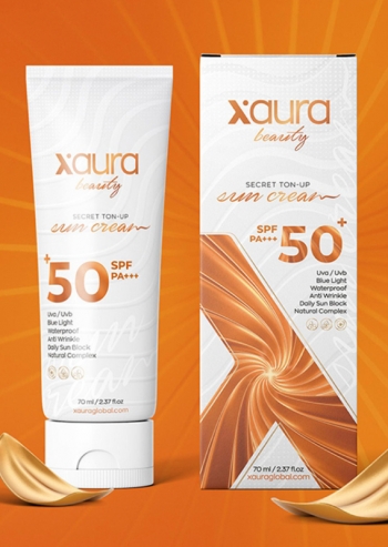 Xaura Global Beauty Secret ton- up Sun Cream +50 SPF